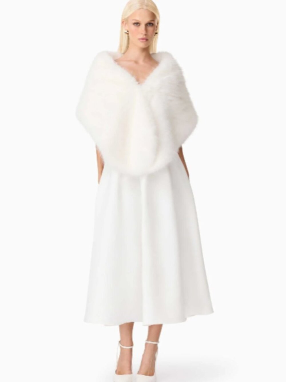 Elliatt Lucyna Vegan Fur Wrap